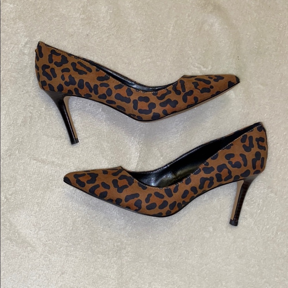 Bcbgeneration Leopard Print Heels Size 7 - image 8